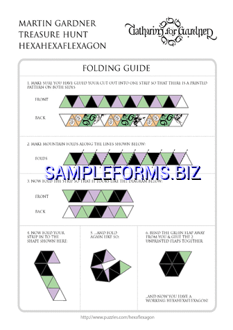 Hexaflexagon Template 3